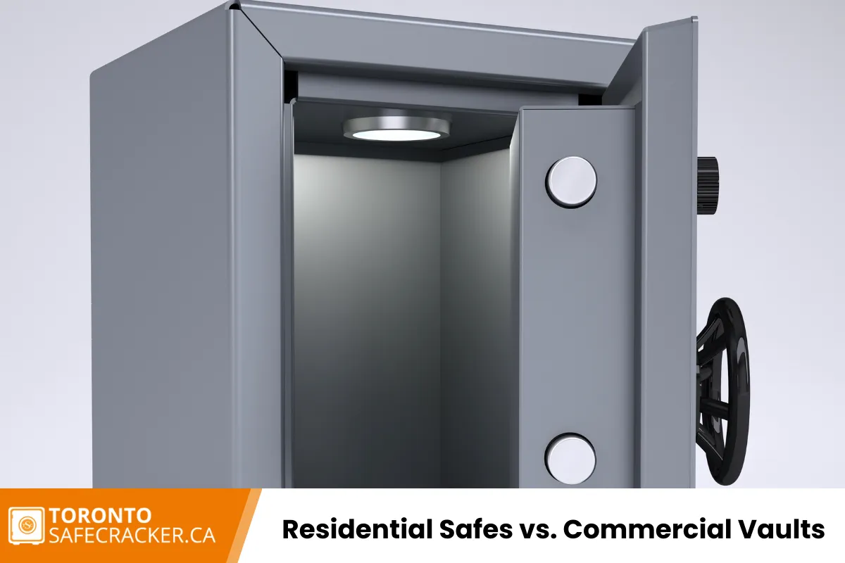Residential Safes vs. Commercial Vaults