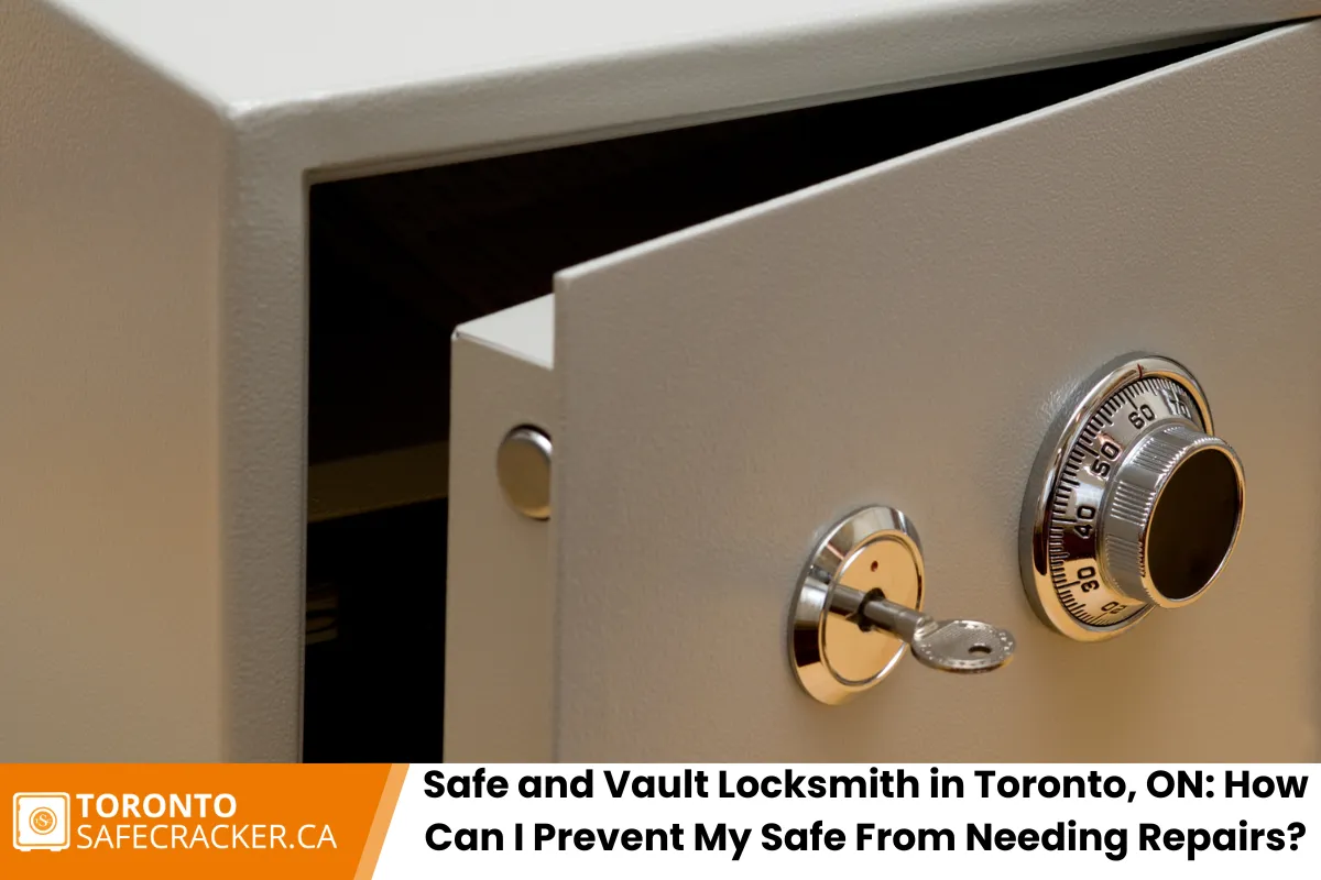 Safe and Vault Locksmith in Toronto, ON How Can I Prevent My Safe From Needing Repairs