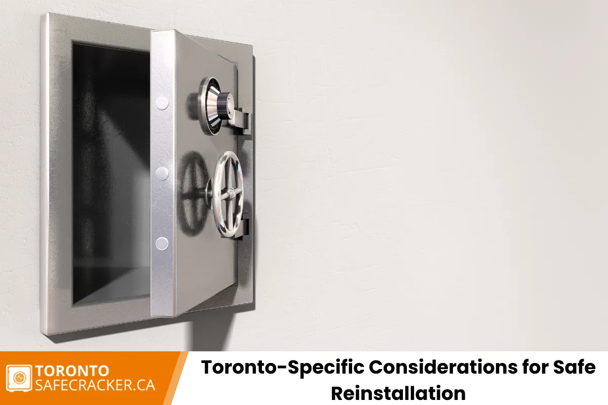 Toronto-Specific Considerations for Safe Reinstallation