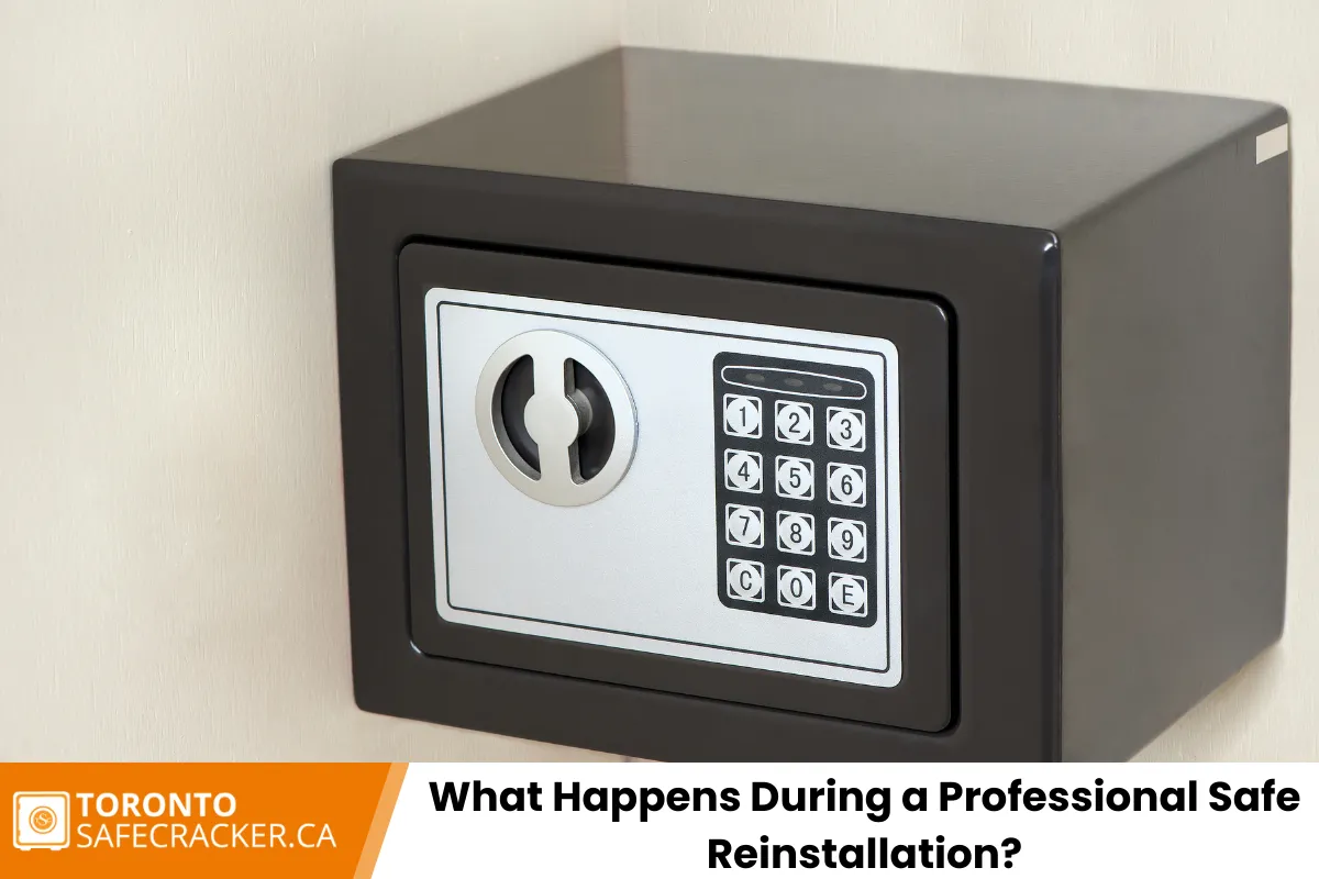 What Happens During a Professional Safe Reinstallation